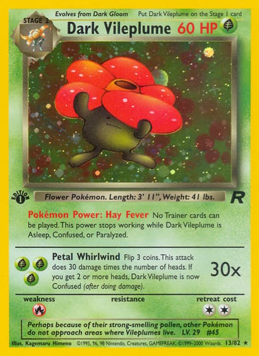 Dark Vileplume - Team Rocket (Holo)